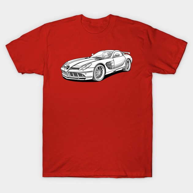 Mercedes SLR T-Shirt by remixer2020